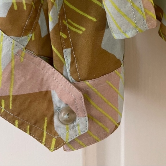 Acne Studios- Silk Abstract Camo Print Top- Size 2 (34) - Picture 7 of 7